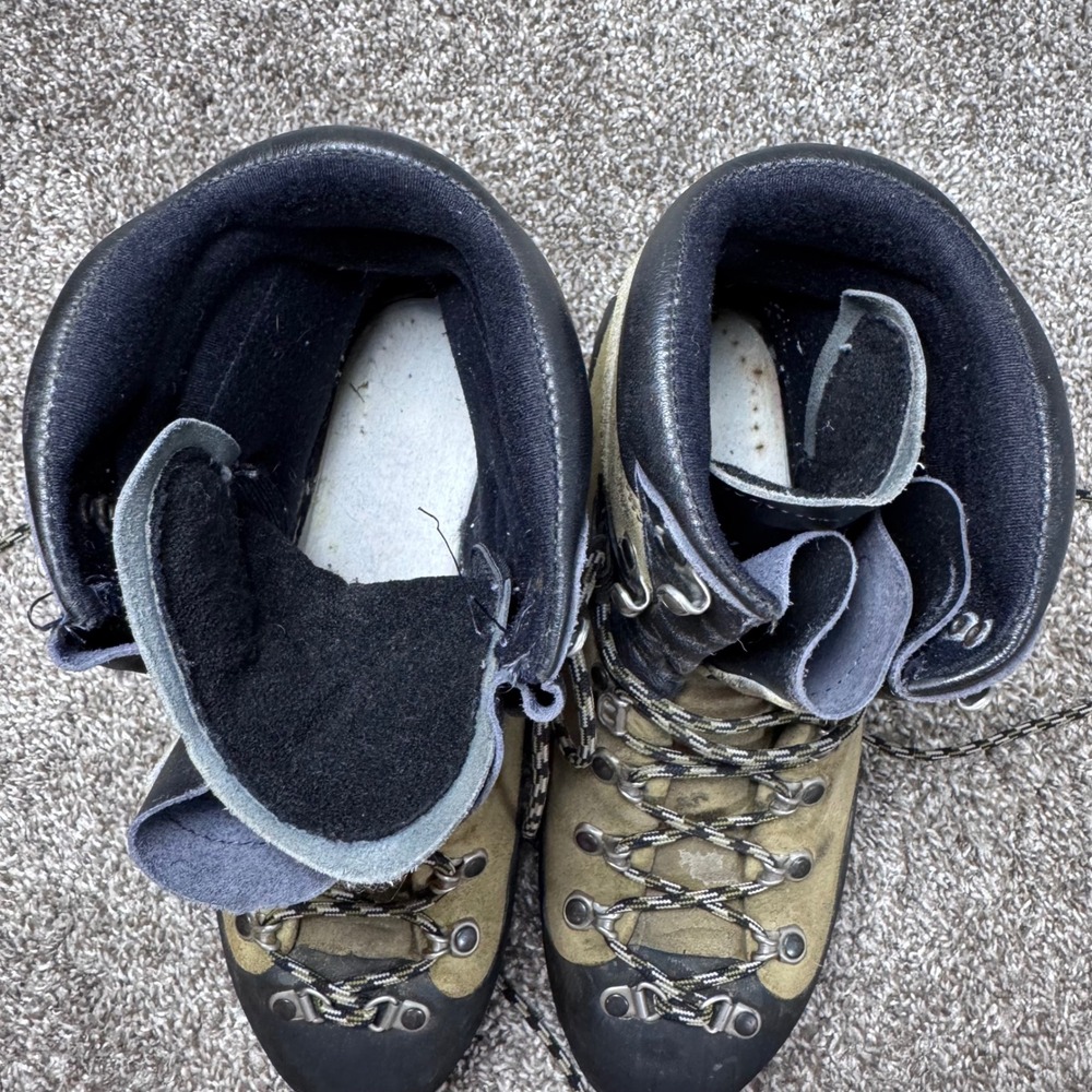 La Sportiva Makalu Mountaineering Alpine Leather Hiking Boots Vibram Sole Sz 41 - Picture 9 of 11